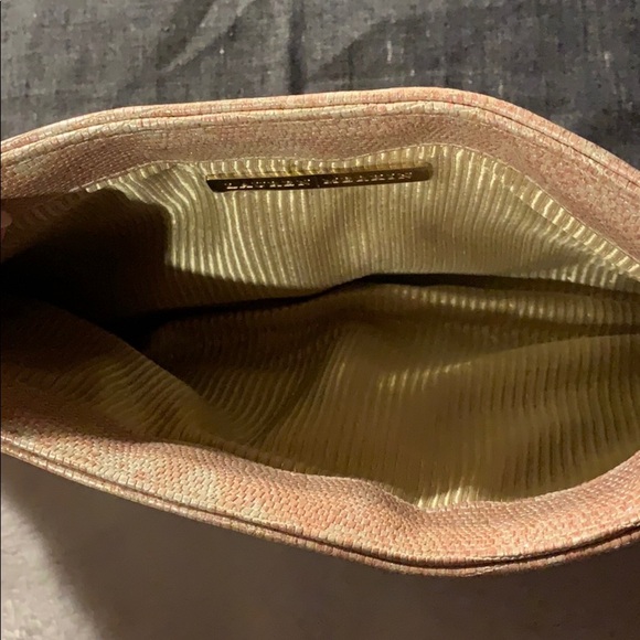 Lauren Merkin Gold/Cream Clutch w/ Dust Bag - Picture 5 of 12